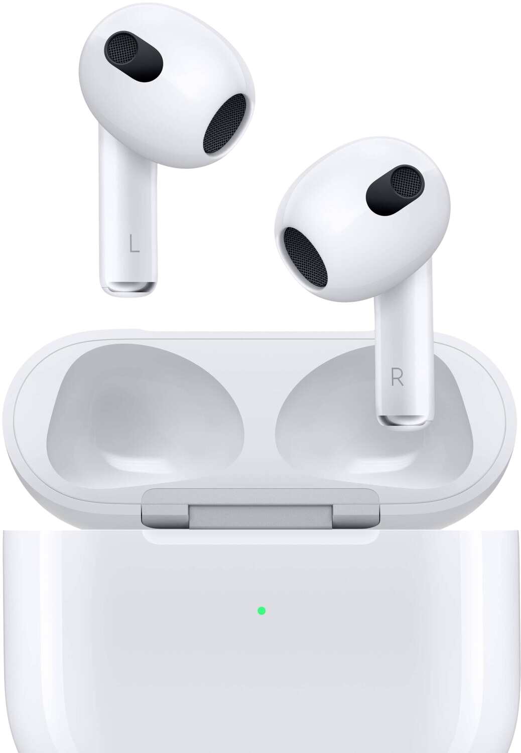 Apple AirPods 3 mit MagSafe-Case - True Wireless, Spatial Audio, Bluetooth 5.0, IPX4, 30h Laufzeit Apple AirPods 3 mit MagSafe-Case - True Wireless, Spatial Audio, Bluetooth 5.0, IPX4, 30h Laufzeit